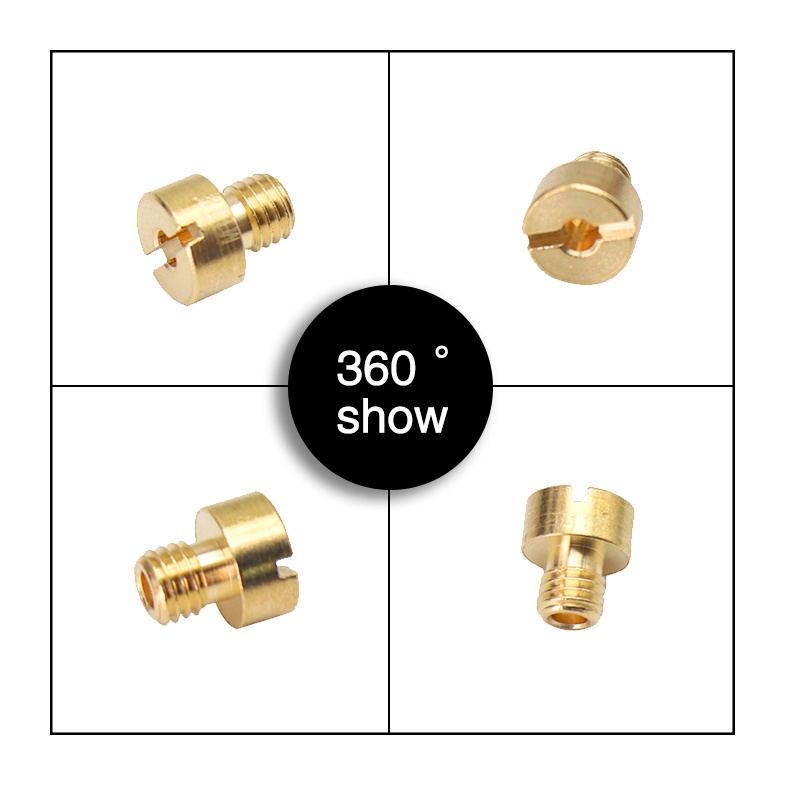 Motorcycle Carburetor Main Jet Thread For HS40 HSR42 TM36 VM16 VM29 Carburetor Injector Nozzle Size 90-240