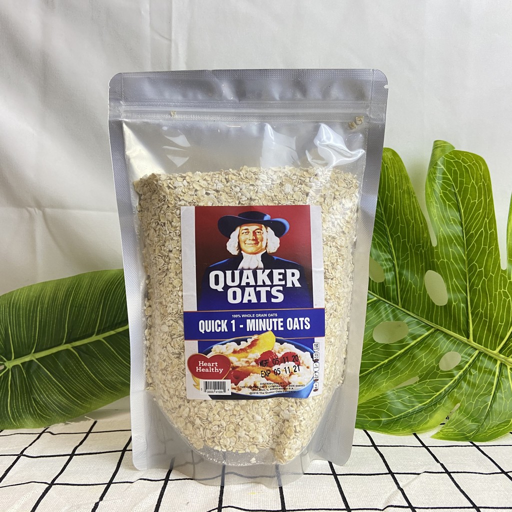 Yến Mạch Quaker Cán Dẹt - 100% chính hãng nhập khẩu từ Mỹ - Túi 500g - Vietfarm | BigBuy360 - bigbuy360.vn