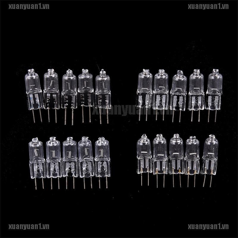 Set 3 Bóng Đèn Halogen 12v 10w 20w 35w 45w G4