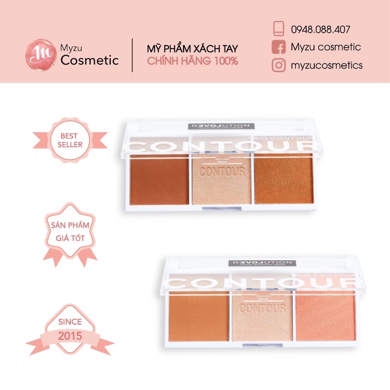 Makeup Revolution Trio Contour | BigBuy360 - bigbuy360.vn