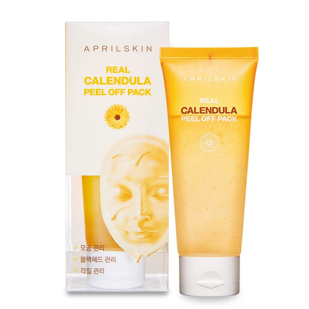 Mặt nạ lột tẩy tế bào da chết Aprilskin Real Calendula Peel Off Pack 100g