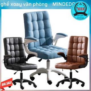 Ghế xoay văn phòng, ghế giám đốc, có thêm sự lựa chọn khi có 2 chất liệu bọc da PU cao cấp và vải nỉ  (bảo hành 30 ngày)