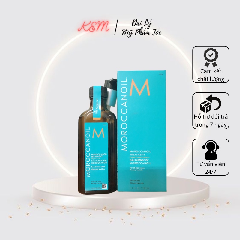 Tinh Dầu Dưỡng Tóc Moroccanoil 100ml chính hãng