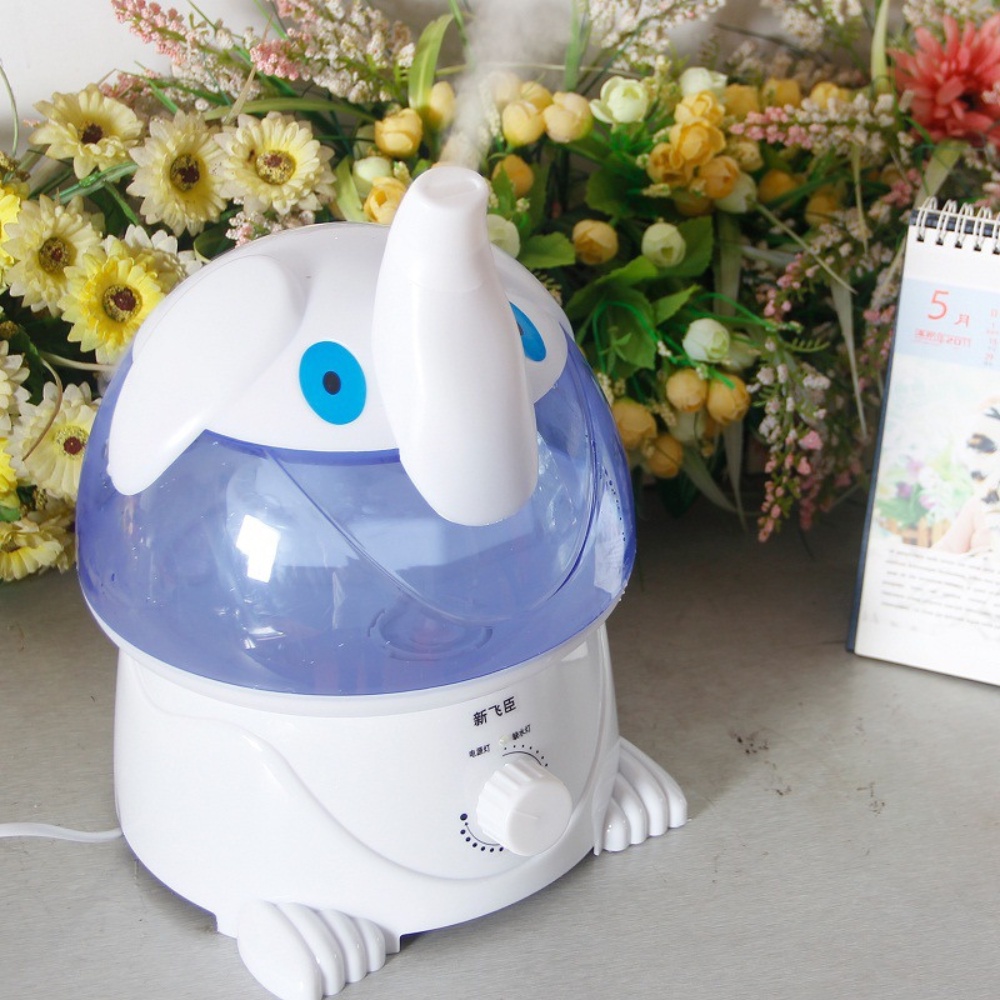 Máy phun sương khuếch tán hơi nước tạo độ ẩm 4 lít hình thú dễ thương tốt cho da