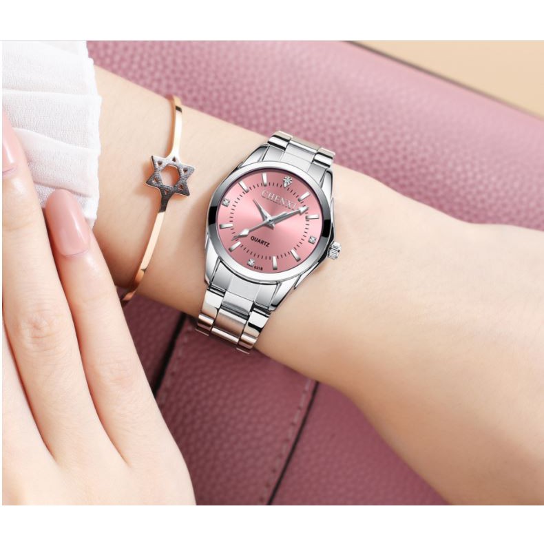 Đồng Hồ Nữ Chính Hãng CHENXI Dây Thép Cao Cấp Mặt Đồng Hồ Đính Đá Sang Chảnh | BigBuy360 - bigbuy360.vn