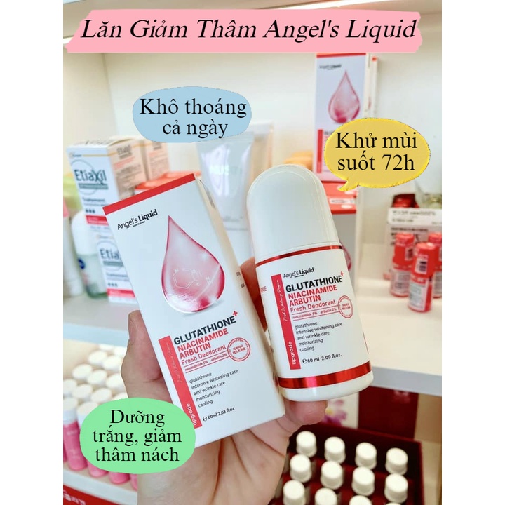 Lăn trắng giảm thâm nách Angel's Liquid Gluthathione Niacinamide