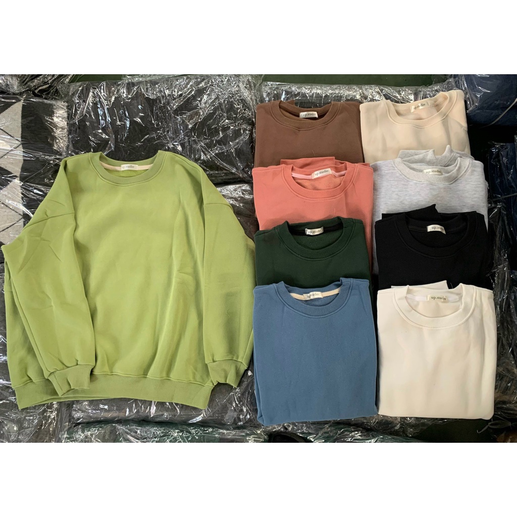 Áo Nỉ BôngTrơn 4 Màu Ulzzang Unisex Aonibong782