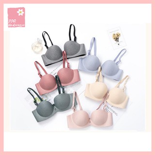 [DDQ Underwear] Áo Ngực Đúc Su Kẻ Sọc Đệm Dày Bàn Tay Nâng Ngực Cao Cấp A03