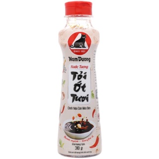 NƯỚC TƯƠNG TỎI ỚT TƯƠI NAM DƯƠNG CHAI 310G