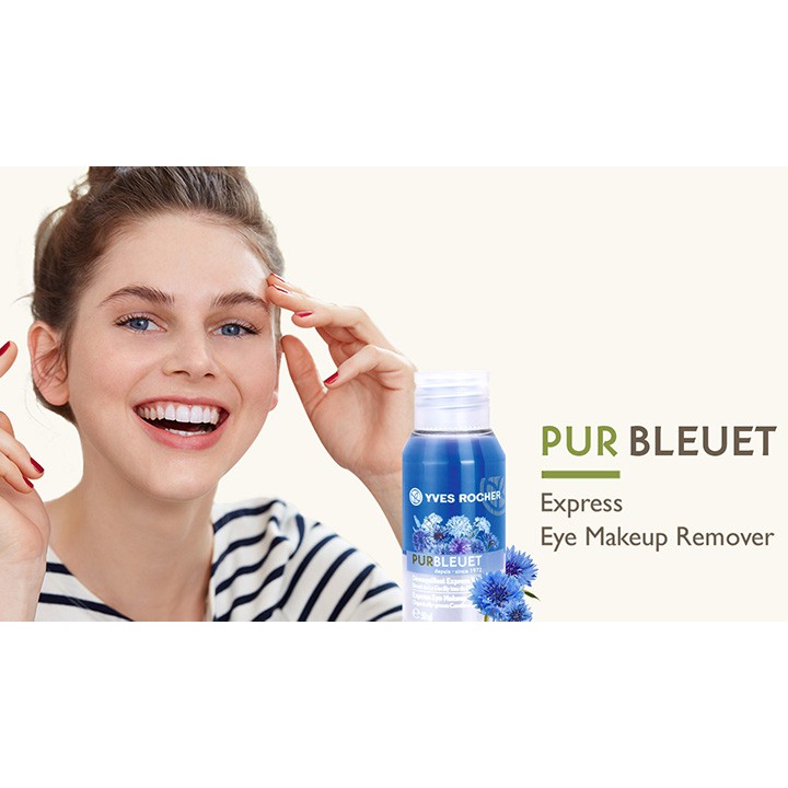 [ HOT DEALS] Combo 3 Tẩy Trang Mắt Yves Rocher Pur Bleuet Express Eye Makeup Remove 50ml