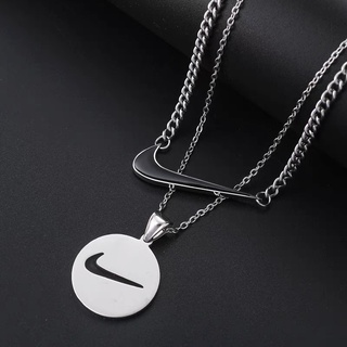 Dây chuyền vòng cổ titan unisex Nike Swoosh nam nữ hot trend