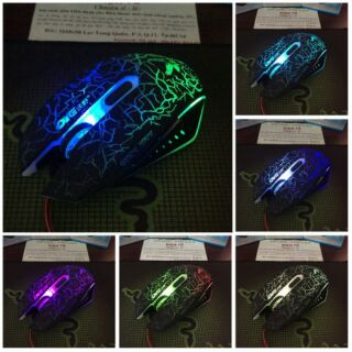 Chuột máy tính LED chuyên game OYE V8 cao cấp tặng thảm lót chuột)