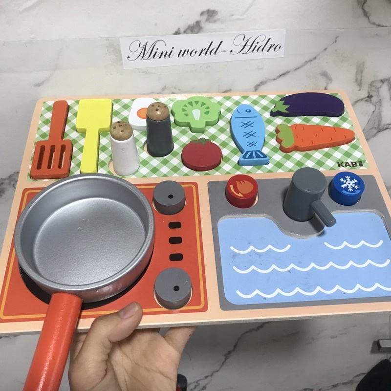 Đồ chơi nấu ăn bằng gỗ cho bé gái