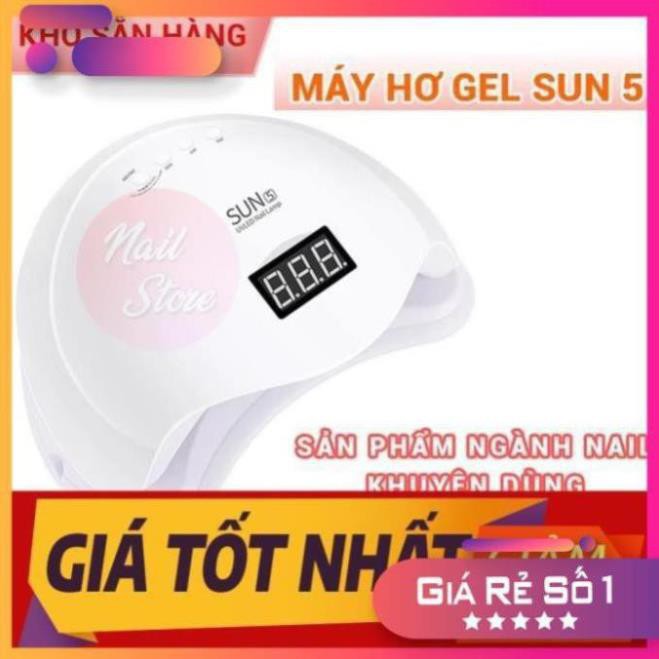 MÁY HƠ GEL SUN 5 HƠ MÓNG 48W CÓ BẢO HÀNH ĐẨY ĐỦ - HỖ TRỢ SỬA CHỮA