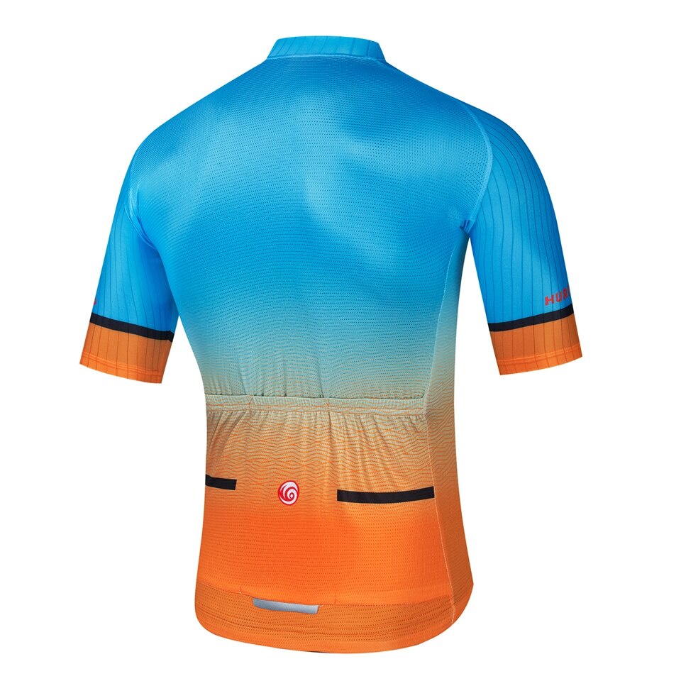 Áo Đạp Xe Ngắn Tay Màu Gradient Mau Khô Mẫu 2022 Thời Trang Mùa Hè Dành Cho Nam