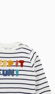 Bộ nỉ Zara Keep It Fun 1-5Y (có ảnh thật)