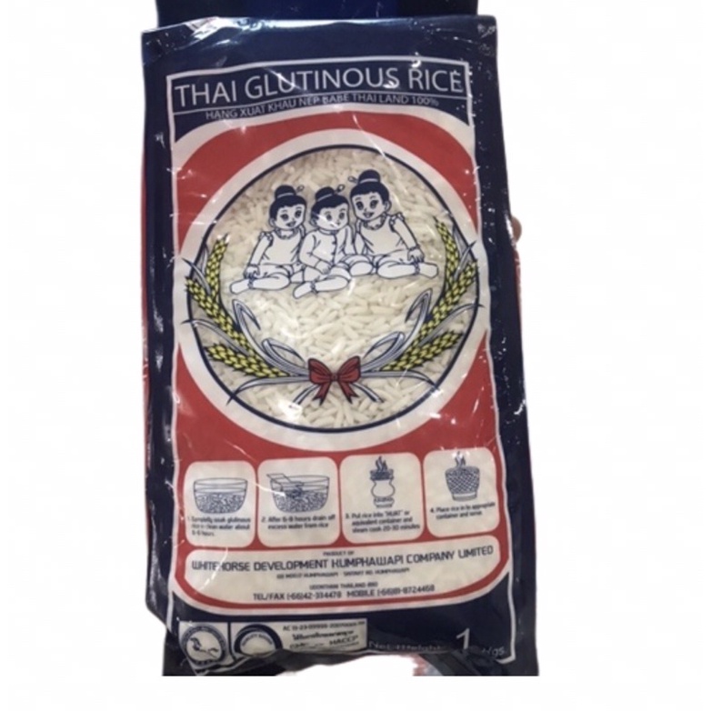 Nếp Thái Lan Gạo Nếp Thái Lan Loại 1kg Nhập Khẩu Chính Hãng