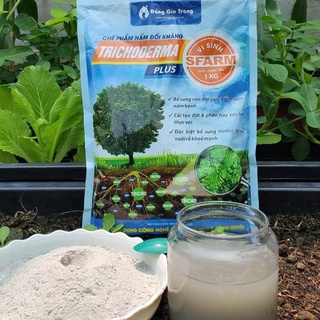 Chế phẩm men vi sinh nấm trichoderma sfarm ủ phân hữu cơ gói 1kg