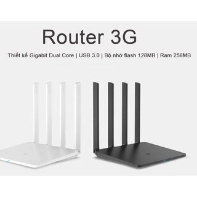 Bộ phát wifi Xiaomi Gen 3G (V1.0). Gigabit Router. Ngôn ngữ tiếng Việt