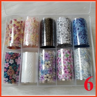 Phoi dán móng số 6 phụ kiện làm móng hnnail