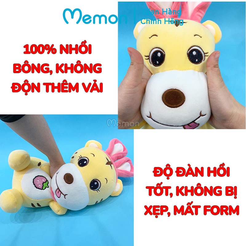 Gấu Bông Hình Hổ Tai Thỏ Cao Cấp Memon