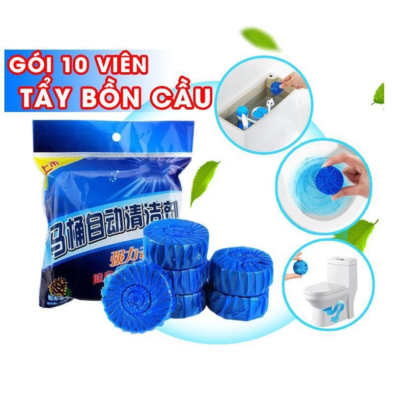 Túi 20 Viên Tẩy Bồn Cầu Diệt Vi Khuẩn Và Mùi Hôi Toilet Megastore