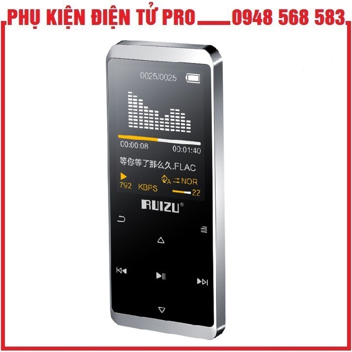 [BẢO HÀNH 1 ĐỔI 1] MÁY NGHE NHẠC LOSSLESS RUIZU D02