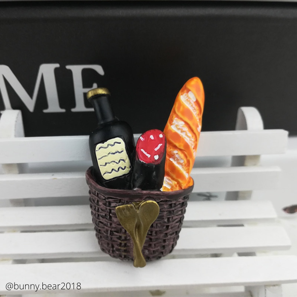 Nam châm hít dán dính tủ lạnh phụ kiện bếp trang trí bếp phong cách Châu Âu