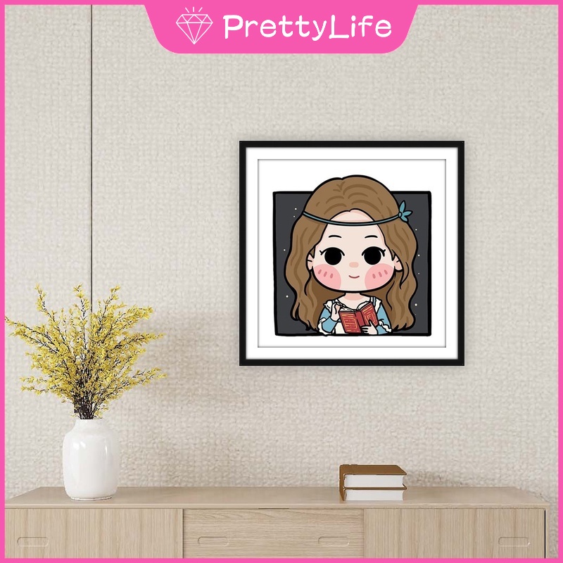 Bộ Tranh Đính Đá 5D Họa Tiết Tranh Vẽ Hoạt Hình Van Gogh Độc Đáo DIY 30x30cm