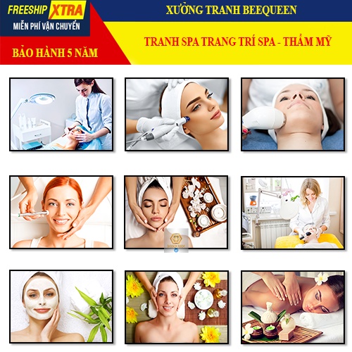 D141 - 160 Mẫu Tranh Spa Treo Tường Trang Trí Spa Đẹp