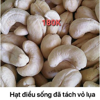 1kg điều sống vỡ đôi tách vỏ lụa