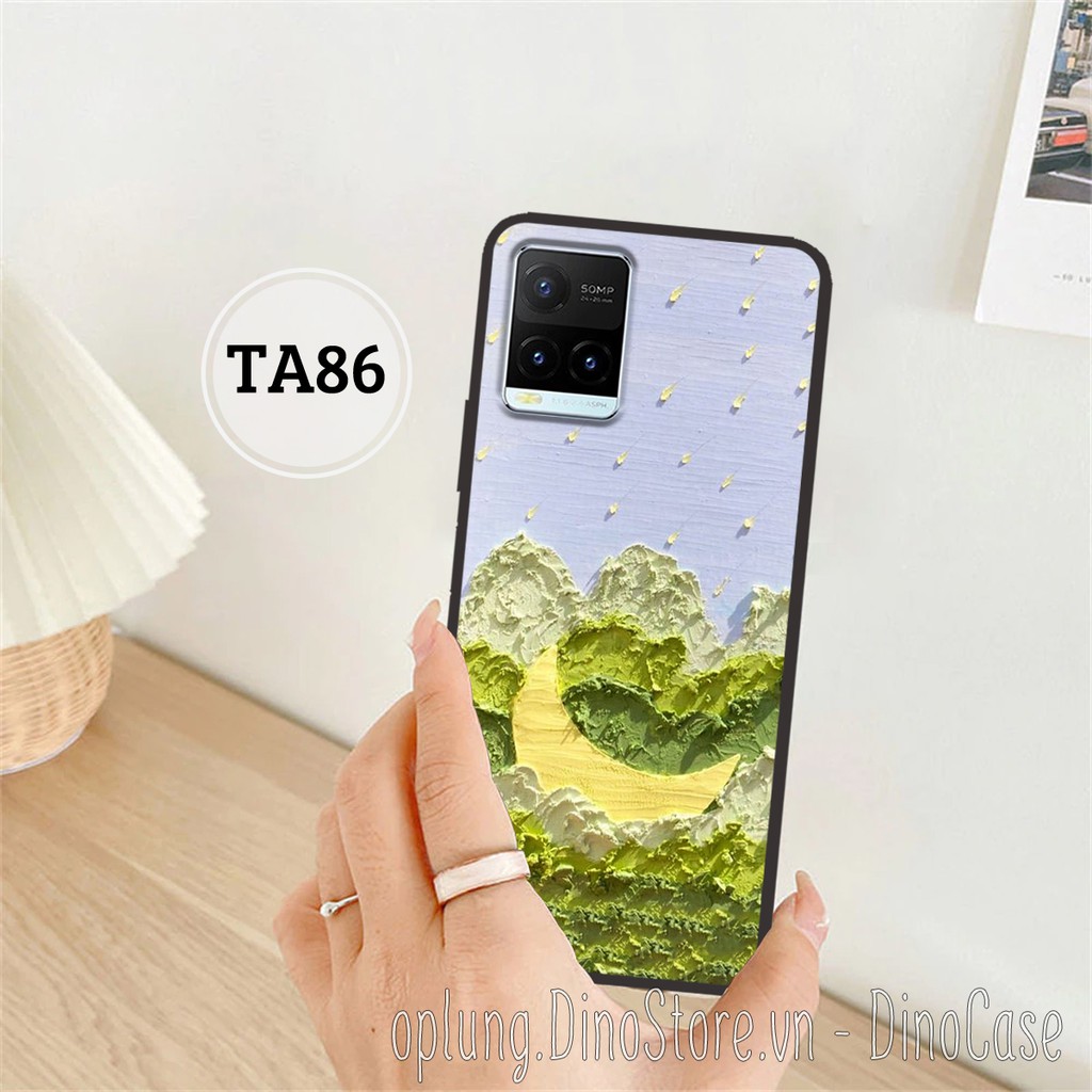 Ốp lưng điện thoại Vivo Y21 - Y21s -Y20 - Y51 2020 - Ốp lưng Vivo basic in hình bầu trời mặt trăng cực đẹp.