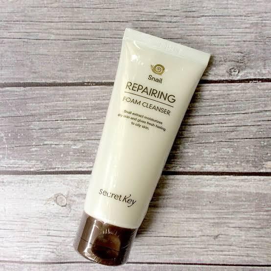 Sữa Rửa Mặt Dưỡng Ẩm, Làm Săn Chắc Da Secret Key Snail Repairing Foam Cleanser 100ml