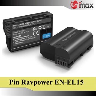 Pin máy ảnh Ravpower cho Nikon EN-EL 15