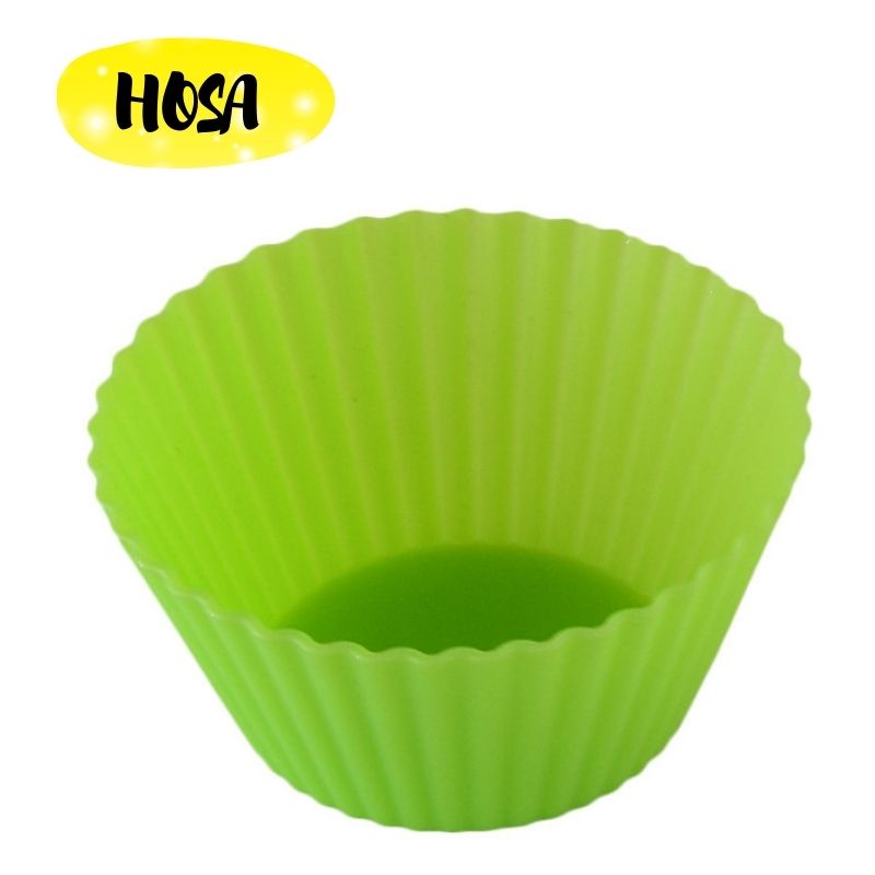 KHUÔN BÁNH MUFFIN SILICONE, LÀM BÁNH CUPCAKE, LOẠI DÀY 7GRAM