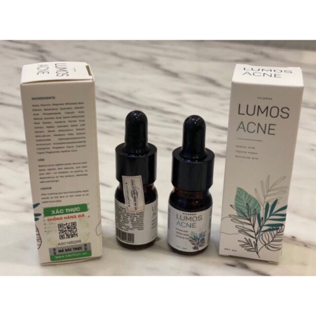 SERUM THẢO DƯƠC LUMOS ACNE MẪU MỚI 2021