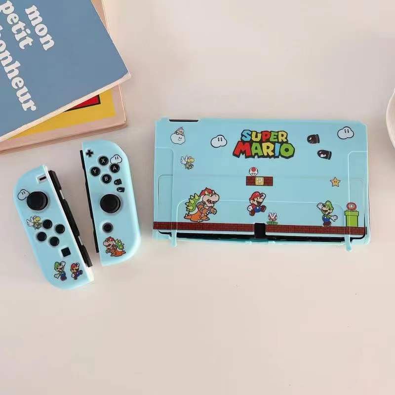 Vỏ TPU mềm in hoạt hình dễ thương cho máy Nintendo Switch OLED 2022