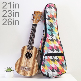 Túi Đựng Đàn ukulele 5mm 21 / 23 / 26 inch Chất Liệu Xốp Mềm Chống Thấm Nước Nhiều Màu Sắc