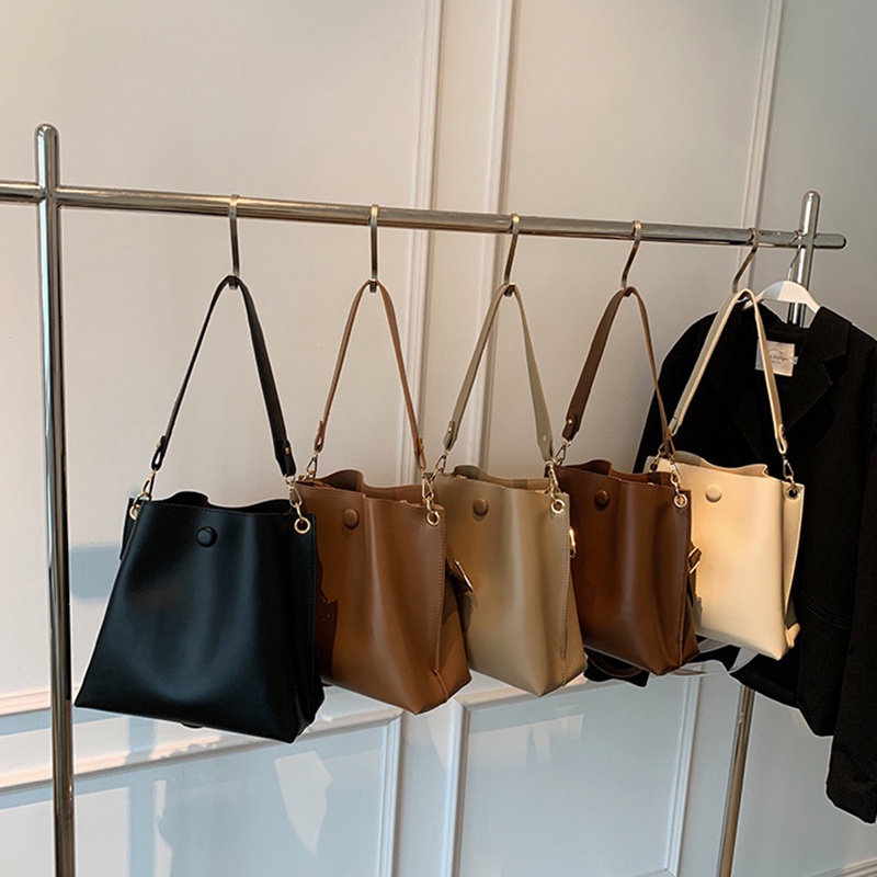 Túi Đeo Vai Dây Bản Rộng Dễ Điều Chỉnh Phong Cách Hàn Quốc Cho Nữ