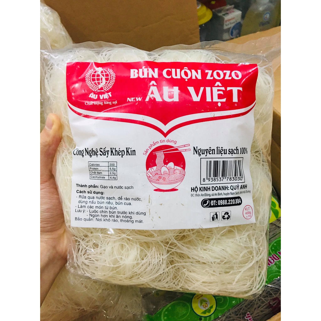 BÚN CUỘN/ MÌ GẠO SẠCH ÂU VIỆT