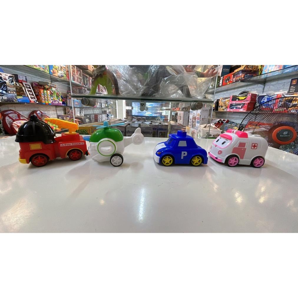 Combo 12 Xe POLI Chạy Đà, Trớn Nhựa ABS Siêu Cứng Dày Dặn
