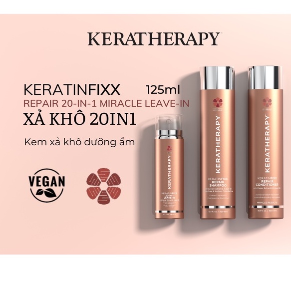 Kem xả khô dưỡng ẩm KERATINFIXX REPAIR 20-IN-1 MIRACLE LEAVE-IN 125ML