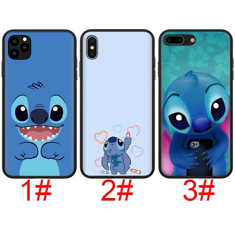 Ốp điện thoại silicon dẻo in hình Lilo Stitch D107 cho iPhone 11 Pro XS Max XR X 8 7 6S 6 Plus 5S 5 SE 2020