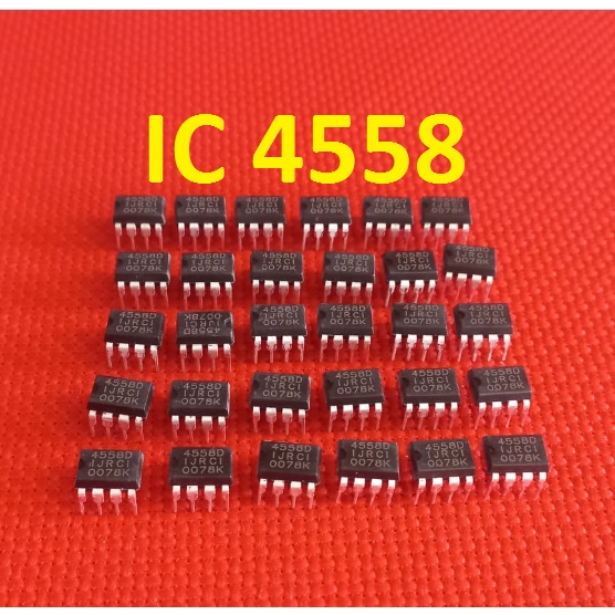 [5 con] ic khuếch đại thuật toán JRC 4558