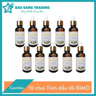 Combo 10 chai Tinh dầu tỏi KIMO - Sao Sáng Trading