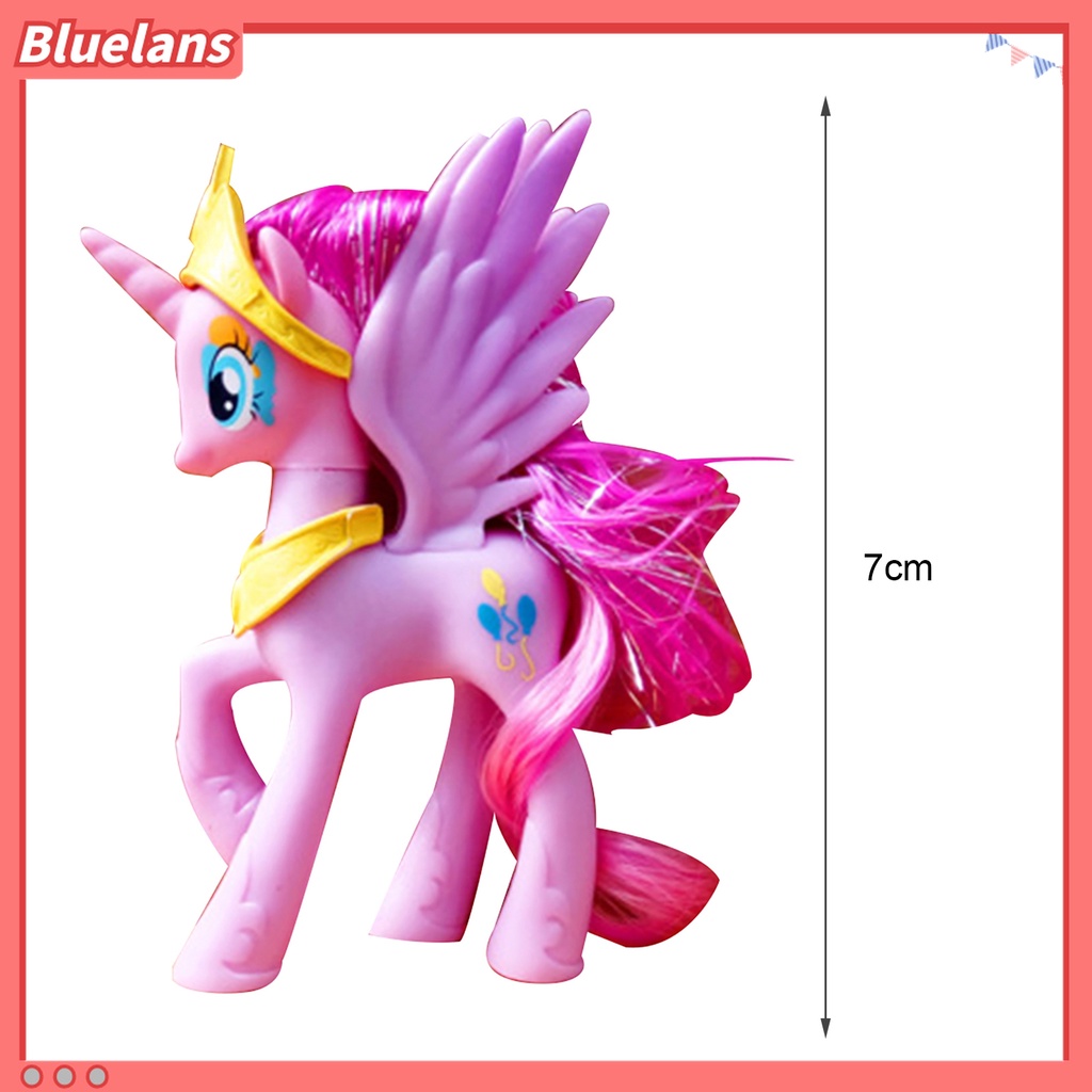 Bluelans♡ 1 Mô Hình Nhân Vật My Little Pony 14cm Bằng PVC