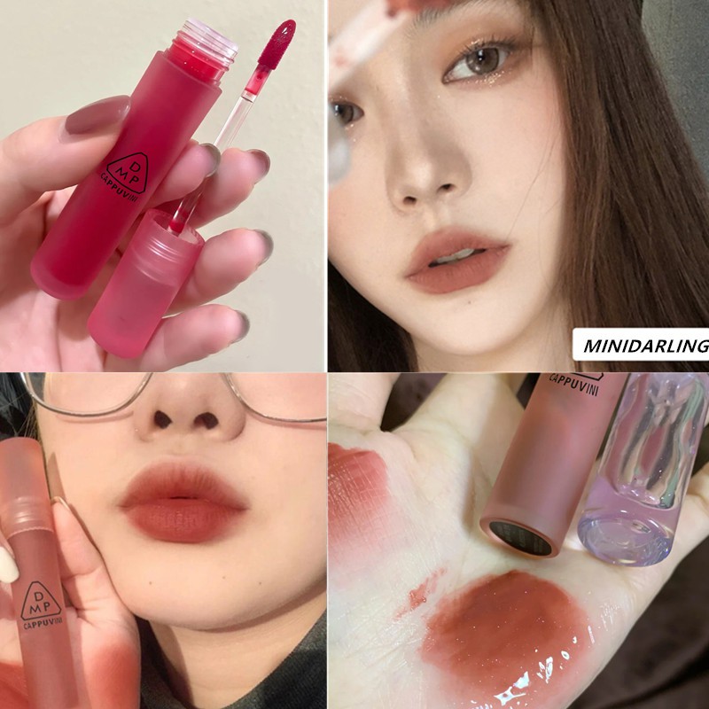 (Hàng Mới Về) Son kem lì dưỡng ẩm mềm môi lâu trôi Cappuvini