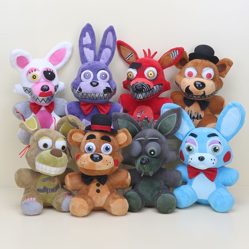 Gấu Nhồi Bông 25cm Five Nights At Freddy FNAF Freddy Fazbear Bear Plush Toys Doll stuffed Home decoration Children gifts
