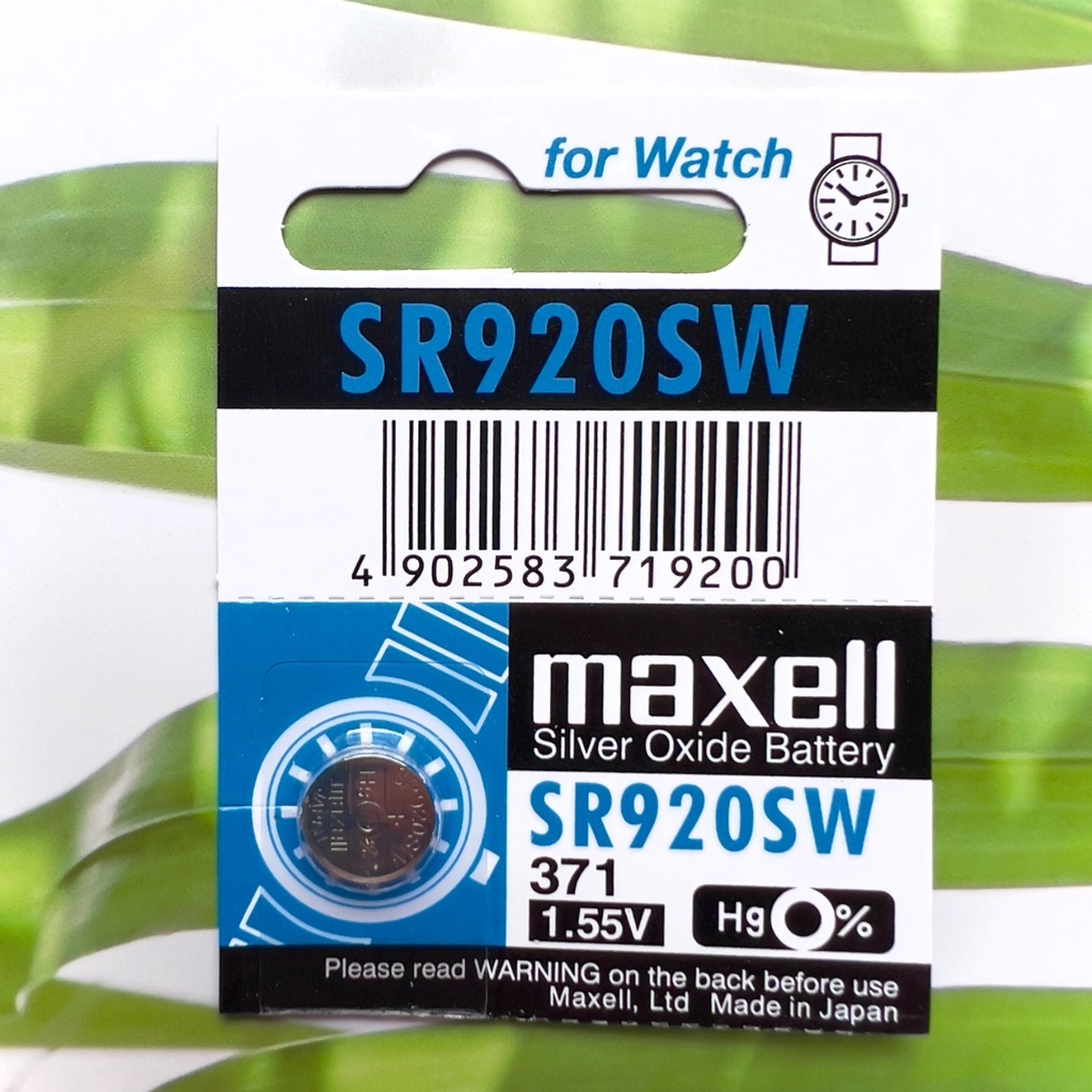 Pin Maxell Nhật Bản SR920SW / 371 / G6  Hàng Chính Hãng Made in Japan