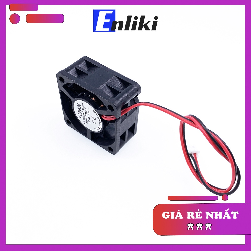 Quạt 4cm Tản Nhiệt 4020 4x4x2cm 12V 0.3A